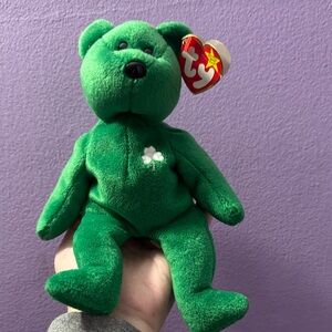 Ty Emerald Green Plush Bear
